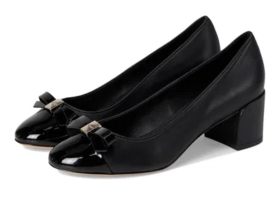 Kate Spade Deco Bow Smooth Leather Ballet Pump In Black