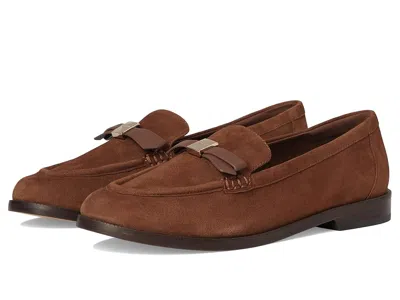 Kate Spade Deco Bow Suede Loafers