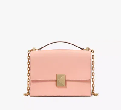 Kate Spade Deco Chain Shoulder Bag In Apricot Cream