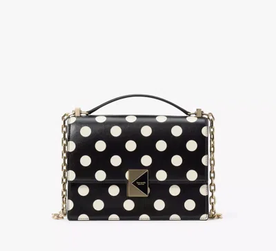 Kate Spade Deco Chain Shoulder Bag In Black
