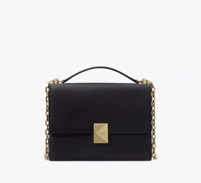 Kate Spade Deco Chain Shoulder Bag In Black