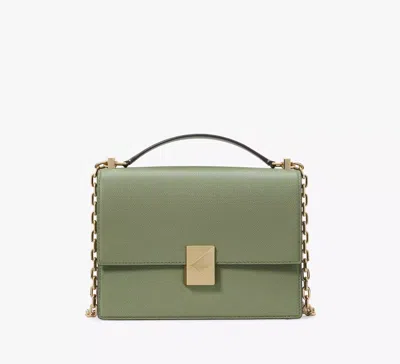 Kate Spade Deco Chain Shoulder Bag In Olive Leaf