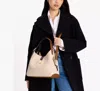 Kate Spade Deco Colorblocked Crossbody Tote In Milk White