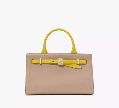 Kate Spade Deco Colorblocked Medium Satchel In Tigers Eye