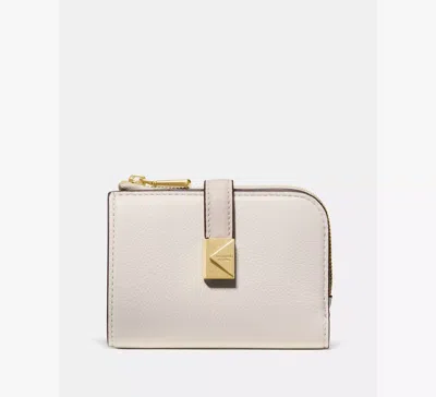 Kate Spade Deco Colorblocked Small Compact Wallet In Brown