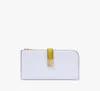 Kate Spade Deco Colorblocked Zip Slim Wallet In Pale Sapphirine