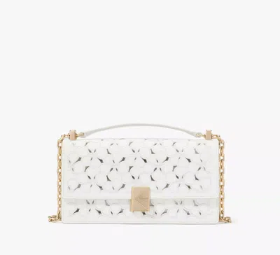 Kate Spade Deco Eyelet Mini Crossbody In True White