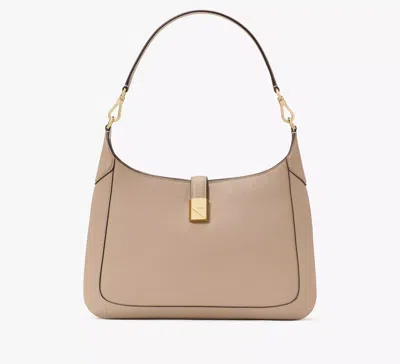 Kate Spade Deco Hobo Bag In Timeless Taupe