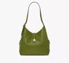Kate Spade Deco Large Shoulder Bag In Green