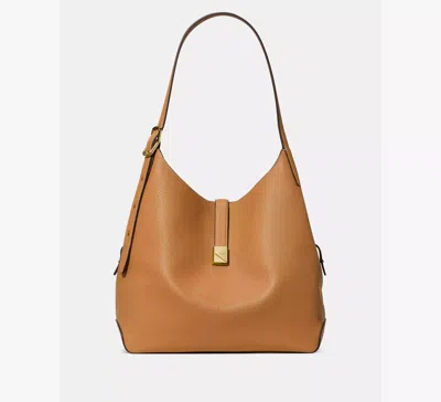 Kate Spade Deco Large Shoulder Bag In Brown