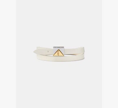 Kate Spade Deco Leather Wrap Bracelet In Neutral