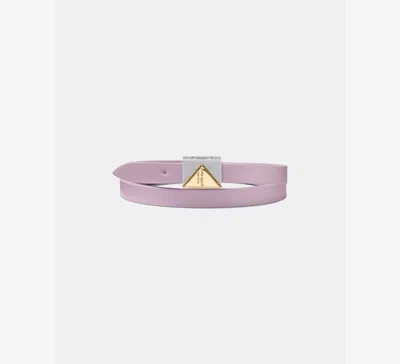 Kate Spade Deco Leather Wrap Bracelet In Purple