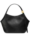 Kate Spade Deco Medium Leather Tulip Tote Bag In Black