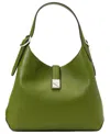 Kate Spade Deco Medium Pebbled Leather Crossbody Tote Bag In Green