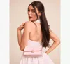 Kate Spade Deco Mini Flap Chain Crossbody In Pastry Pink