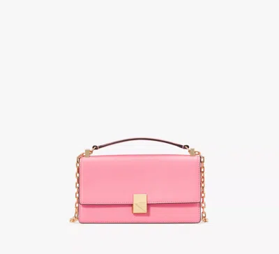 Kate Spade Deco Mini Flap Chain Crossbody In Ruby Citrus