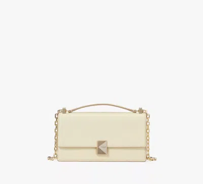Kate Spade Deco Mini Flap Chain Crossbody In Sweet Cream