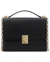 Kate Spade New York Deco Pebbled Leather Convertible Crossbody Bag In Black