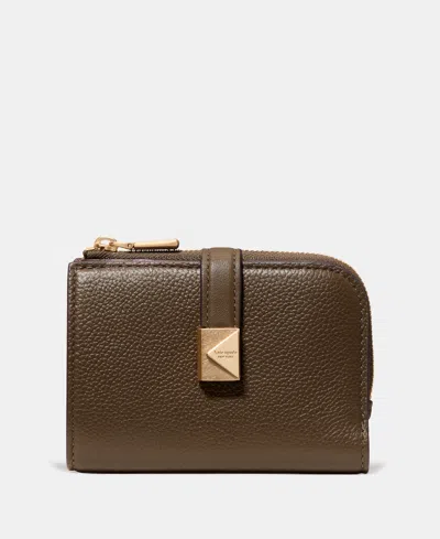 Kate Spade Deco Pebbled Leather Compact Wallet