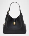 Kate Spade New York Deco Pebbled Leather Small Crossbody Tote In Black