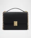 Kate Spade New York Deco Pebbled Leather Convertible Crossbody Bag In Black