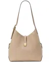 Kate Spade Deco Pebbled Leather Shoulder Bag In Timeless Taupe