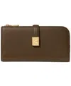 Kate Spade Deco Pebbled Leather Zip Slim Wallet