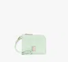 Kate Spade Deco Quilted Card Case Wristlet In Green