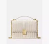 Kate Spade Deco Quilted Chain Shoulder Bag In Brown