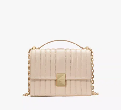 Kate Spade Deco Quilted Chain Shoulder Bag In Gold