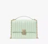 Kate Spade Deco Quilted Chain Shoulder Bag In Pistachio Ice