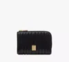 Kate Spade Deco Quilted Compact Wallet In Black