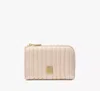 Kate Spade Deco Quilted Compact Wallet In Neutral