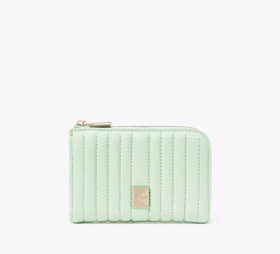 Kate Spade Deco Quilted Compact Wallet In Green