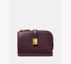 Kate Spade Deco Small Compact Wallet In Burgundy