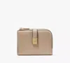 Kate Spade Deco Small Compact Wallet In Timeless Taupe
