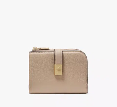 Kate Spade Deco Small Compact Wallet In Brown