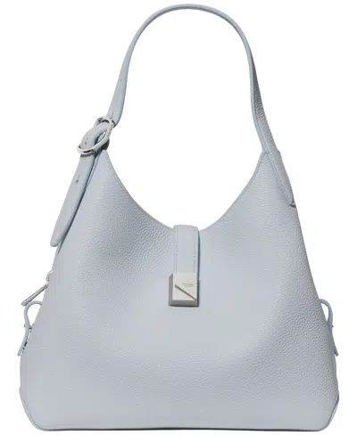 Kate Spade Deco Small Pebbled Leather Crossbody Tote Bag In Pale Sapphire