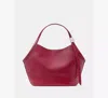 Kate Spade New York Small Deco Fine Grain Leather Tulip Top Handle Bag In Red