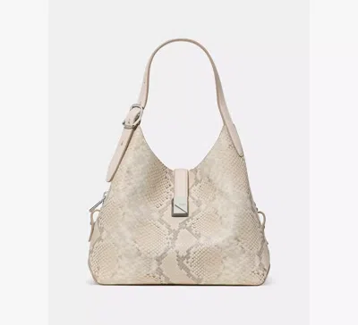 Kate Spade Deco Snake Embossed Crossbody Tote Bag In Neutral