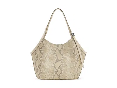 Kate Spade Deco Snake Embossed Leather Tulip Tote Handbags Neutral Multi: One Size