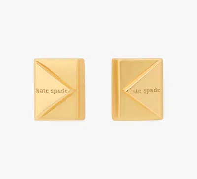 Kate Spade Deco Studs In Gold