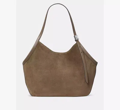 Kate Spade New York Deco Suede Tulip Tote Bag In Brown