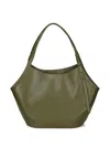 Kate Spade New York Deco Fine Grain Leather Tulip Tote In Green