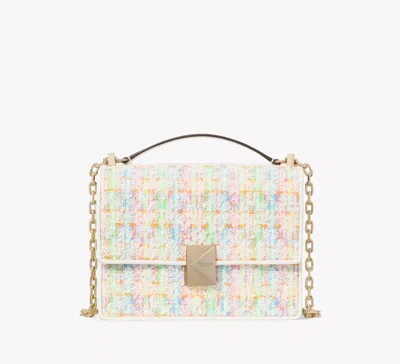 Kate Spade Deco Tweed Chain Shoulder Bag In Multi