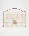 Kate Spade Deco Tweed Chain Shoulder Bag In Multi