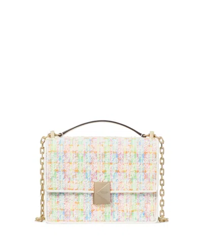 Kate Spade Deco Tweed Chain Strap Mini Shoulder Bag In Multi