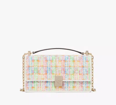 Kate Spade Deco Tweed Mini Crossbody In Multi