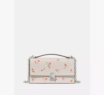 Kate Spade Deco Vibrant Buds Mini Crossbody Bag In White