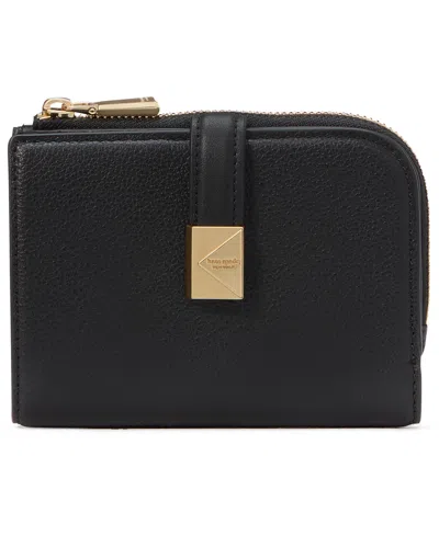 Kate Spade Deco Zip-around Wallet In Black